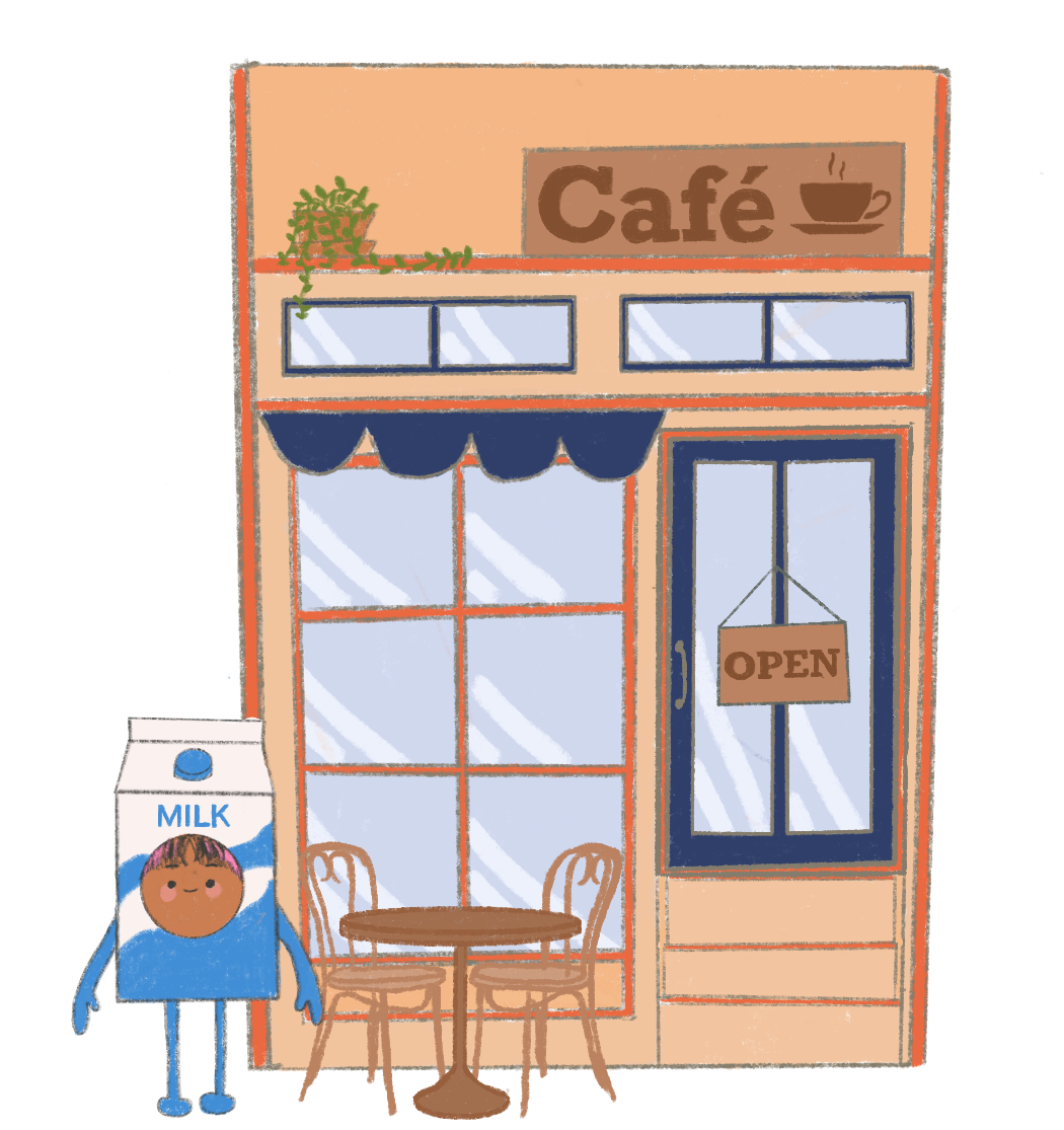  milk man raydon invites you into his shop
